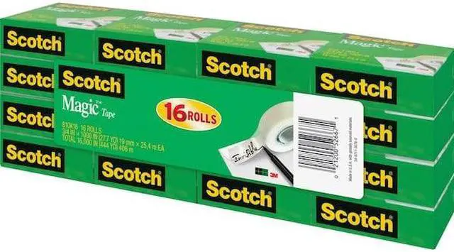 Alt view image 9 of 11 - Office Tape,Matte Acetate,PK16 SCOTCH 810K16