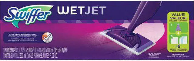 Alt view image 13 of 13 - Wet Jet Starter Kit,19 in. L,PK2 SWIFFER 92811