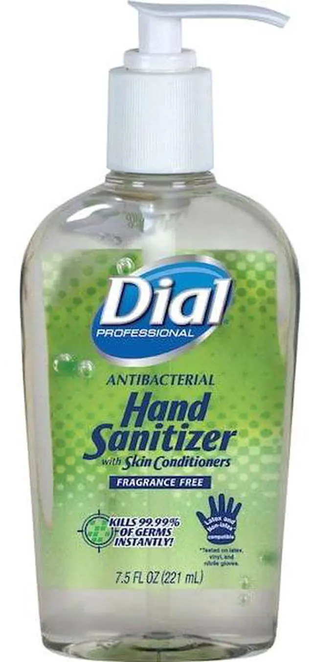 Alt view image 10 of 10 - Dial Professional Antibacterial Gel Sanitizer with Moisturizer, 7.5 oz, Fragrance-Free