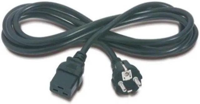 Alt view image 4 of 5 - Power Cord, C19 to Schuko CEE 7, 8.2Ft, 16A