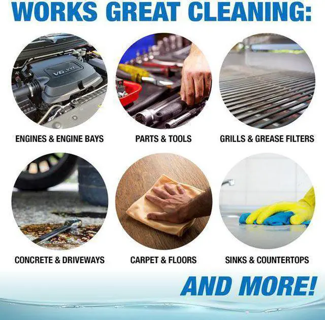 Alt view image 7 of 8 - OIL EATER AOD5G35438 Cleaner Degreaser,Water-Based,5 Gal