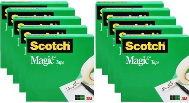 Alt view image 11 of 11 - Scotch-brite Scotch Magic Tape Value Pack MMM810P10K