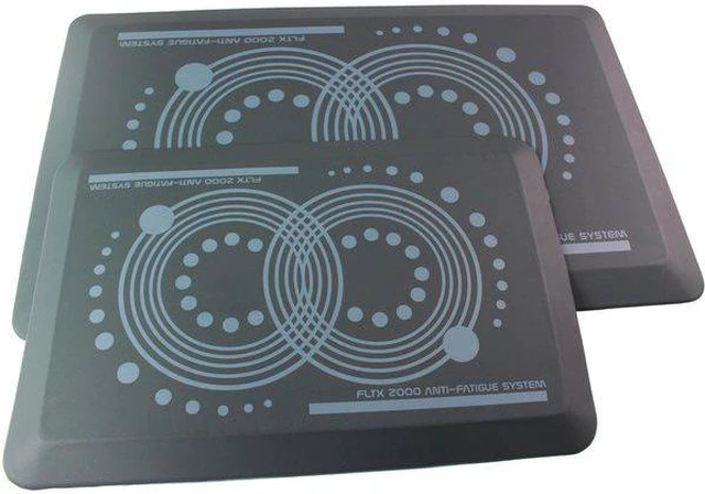 Alt view image 13 of 14 - AFS-TEX System 2000 Anti-Fat Mat Slate Gray20"x32" FCA22032GY