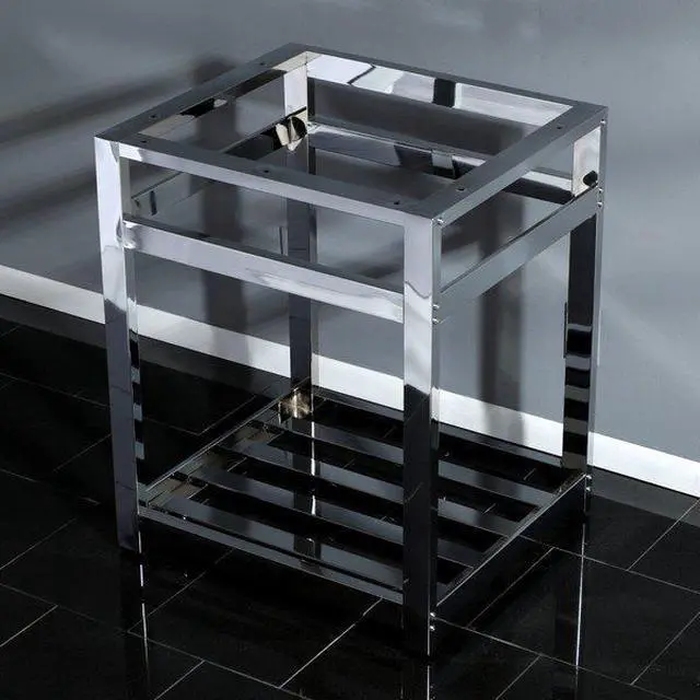 Alt view image 3 of 4 - Fauceture VSP2522A1 25-Inch x 22-Inch Console Sink Base, Polished Chrome