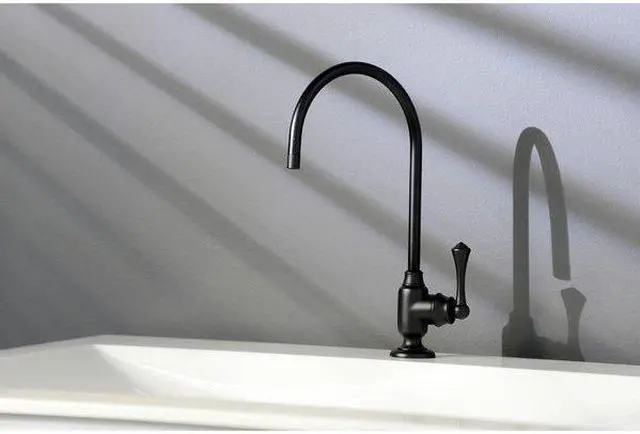 Alt view image 4 of 11 - Kingston Brass KS5190BL Traditional Vintage Single-Handle Water Filtration Faucet - Matte Black