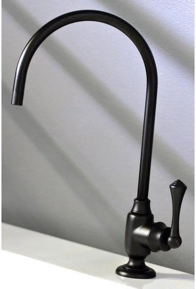 Alt view image 5 of 11 - Kingston Brass KS5190BL Traditional Vintage Single-Handle Water Filtration Faucet - Matte Black