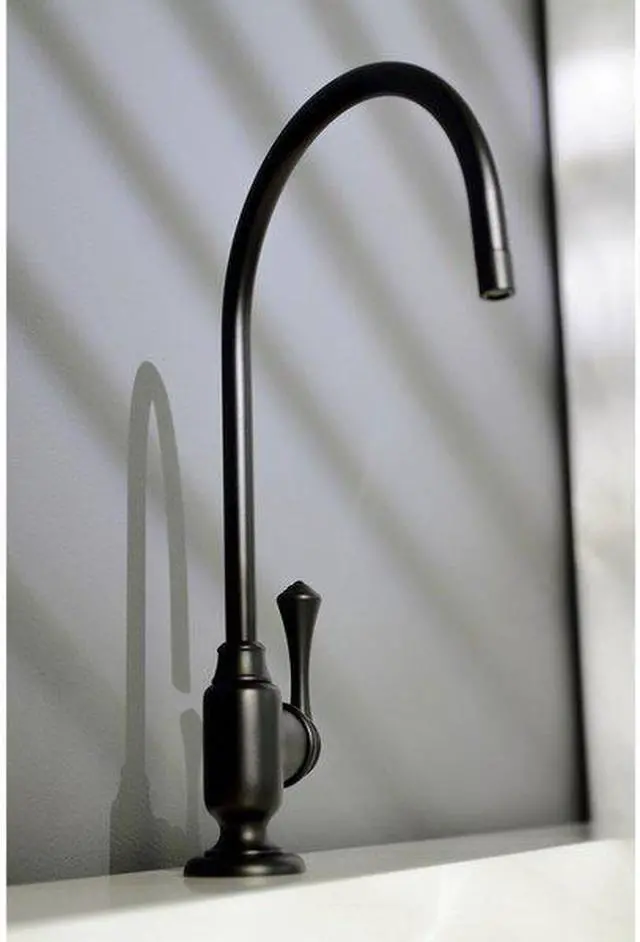 Alt view image 6 of 11 - Kingston Brass KS5190BL Traditional Vintage Single-Handle Water Filtration Faucet - Matte Black