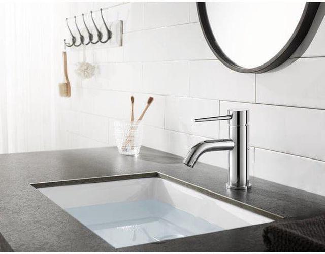 Alt view image 4 of 6 - Fauceture LS8221NYL Modern 4 in. Center Single Handle Lavatory Faucet - Polished Chrome