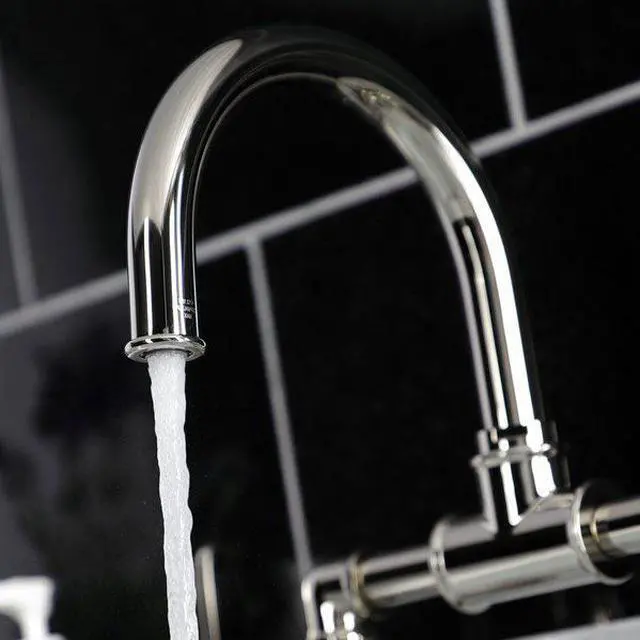 Alt view image 3 of 6 - KINGSTON BRASS KS2176KL Whitaker Industrial Style Bridge Bathroom Faucet W/