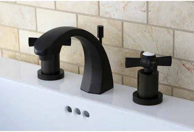 Alt view image 4 of 5 - Kingston Brass KS4985ZX Kingston Brass Millennium Widespread Lavatory Faucet, Oil Rubbed Bronze