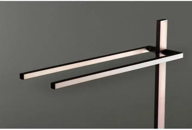 Alt view image 10 of 18 - Kingston Brass SCC8605 Modern Edenscape Pedestal Dual Towel Rack - Oil Rubbed Bronze