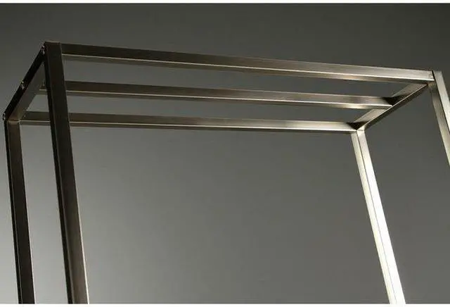 Alt view image 5 of 12 - Kingston Brass SCC8358 Modern Edenscape Freestanding Iron Towel Rack - Brushed Nickel