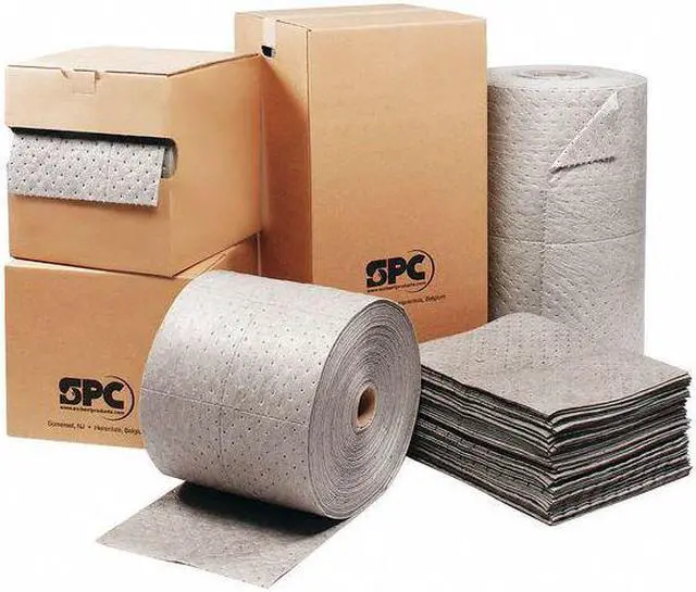 Alt view image 3 of 6 - BRADY MRO315P Sorbent Roll, 20 gal, 15 in x 150 ft, Universal, Gray,