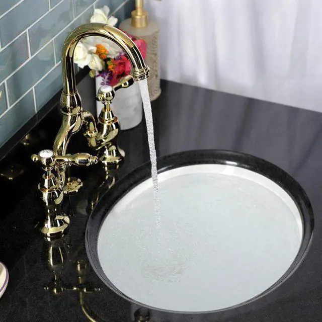 Alt view image 6 of 11 - Kingston Brass KS7992TAL Bridge Lavatory Faucet with Brass Pop-Up, Polished Brass