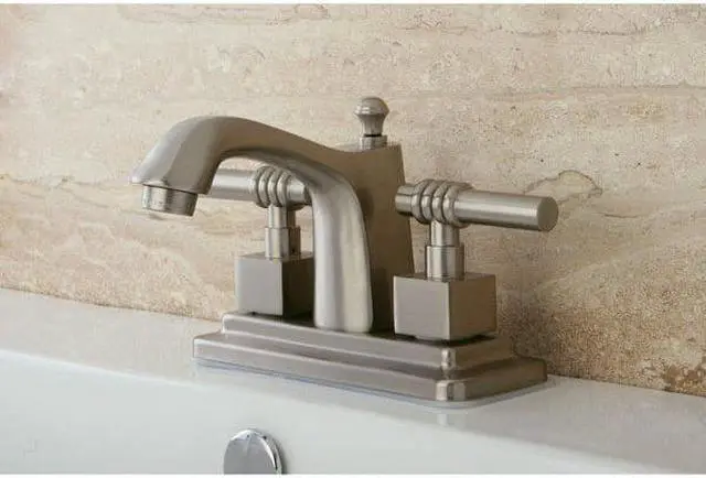 Alt view image 4 of 6 - MILANO 4 CENTER LAV FCT-Satin Nickel Finish