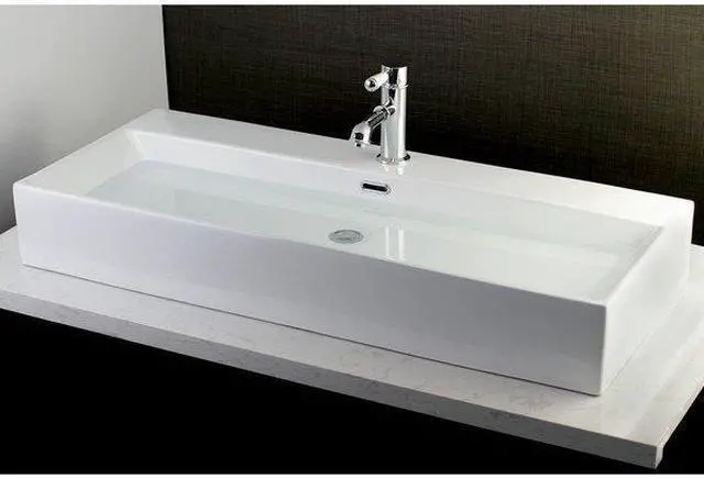Alt view image 4 of 11 - kingston brass ks7411dpl single porcelain lever handle lavatory faucet with brass popup with 5" spout reach, polished chrome