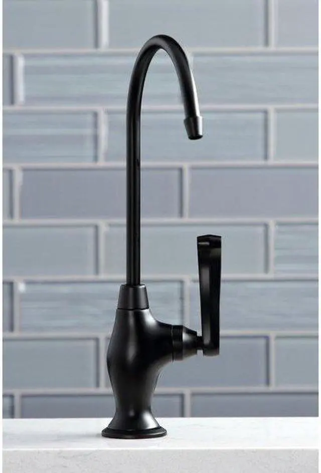 Alt view image 5 of 12 - Kingston Brass KS3190FL Royale Single Handle Water Filtration Faucet, Matte Black