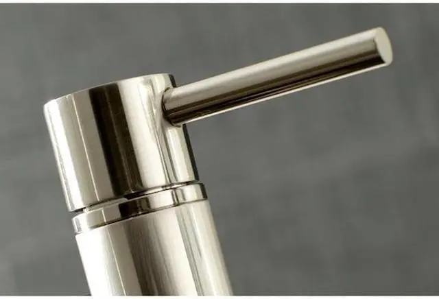 Alt view image 4 of 11 - Kingston Brass KS8278DLBS Concord Two-Handle Bridge Kitchen Faucet with Brass Side Sprayer, Brushed Nickel