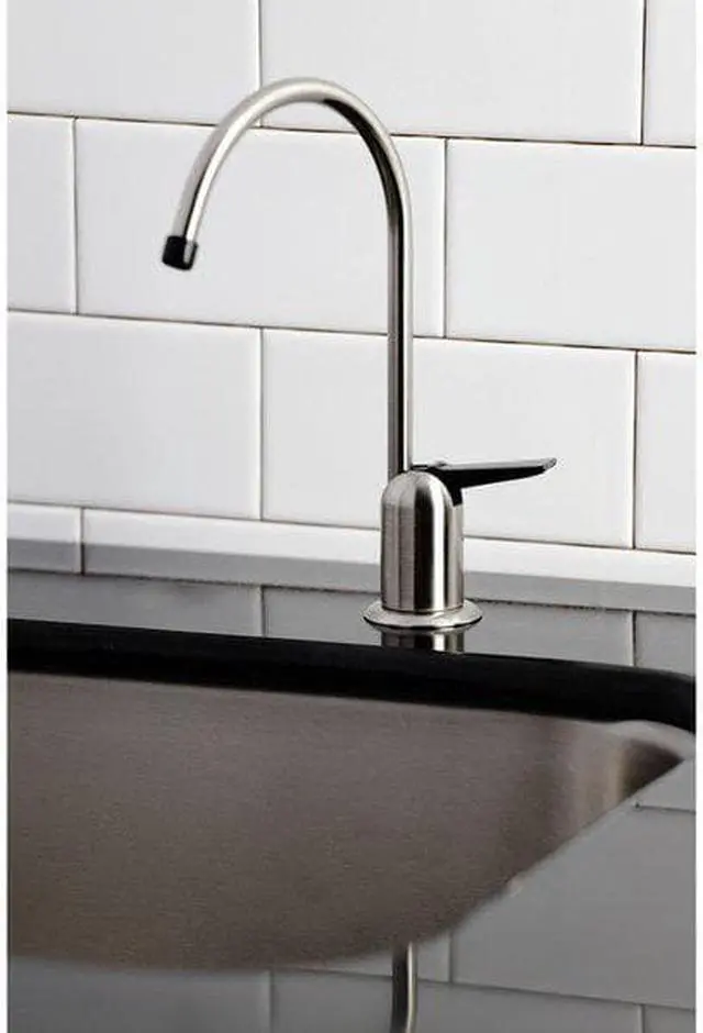 Alt view image 6 of 12 - Kingston Brass K6194 Americana Single-Handle Water Filtration Faucet, Brushed Black Stainless Steel