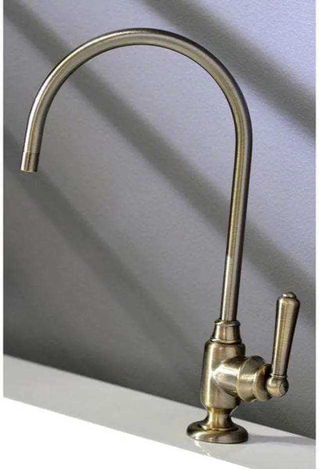 Alt view image 3 of 11 - Kingston Brass KS5193NML Traditional Magellan Single-Handle Water Filtration Faucet - Vintage Brass