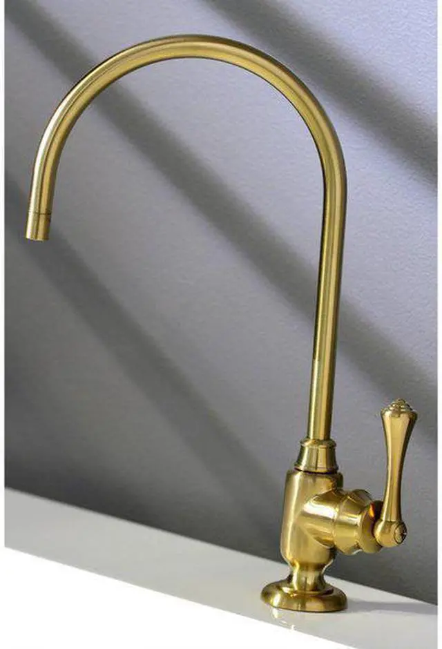 Alt view image 6 of 11 - Kingston Brass KS5197BL Traditional Vintage Single-Handle Water Filtration Faucet - Satin Brass