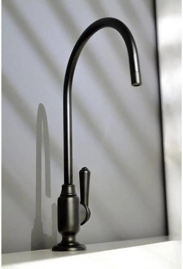 Alt view image 7 of 11 - Kingston Brass KS5190NML Traditional Magellan Single-Handle Water Filtration Faucet - Matte Black
