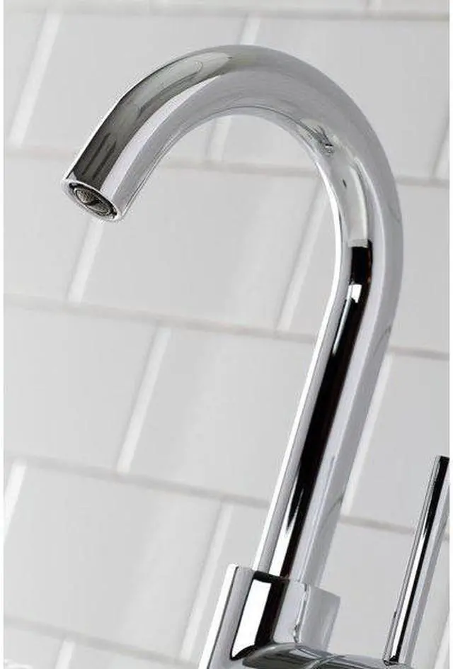 Alt view image 6 of 6 - FAUCETURE LS8531DL LS8531DL Concord Single-Handle Bar Faucet, Polished Chrome