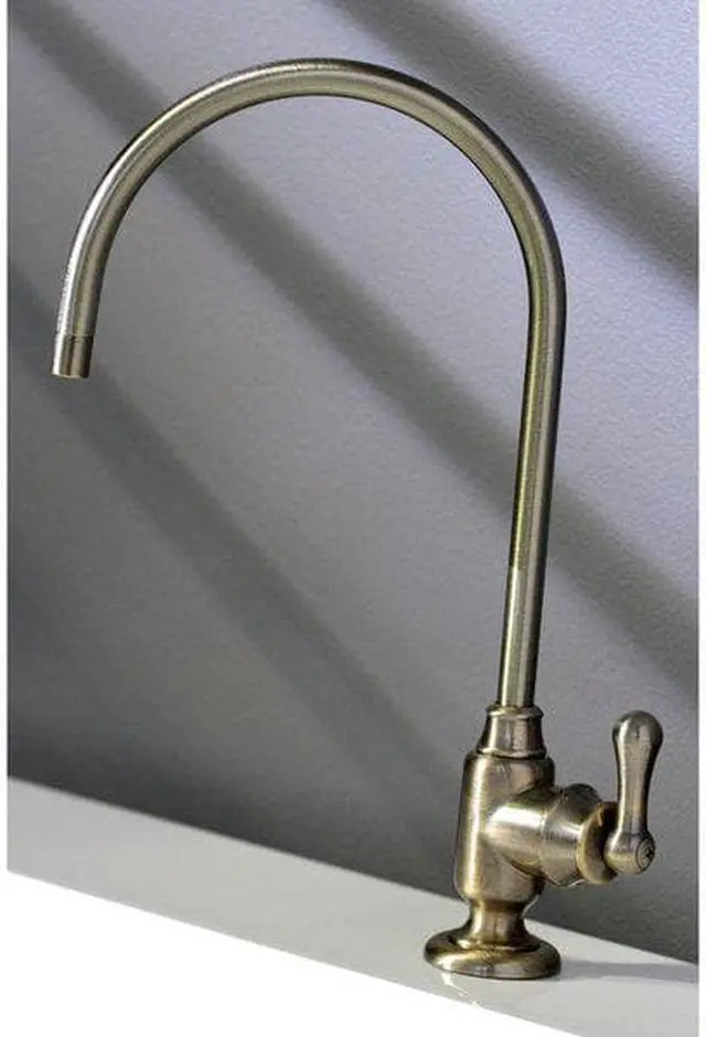 Alt view image 3 of 11 - Kingston Brass KS5193AL Traditional Royale Single-Handle Water Filtration Faucet - Vintage Brass