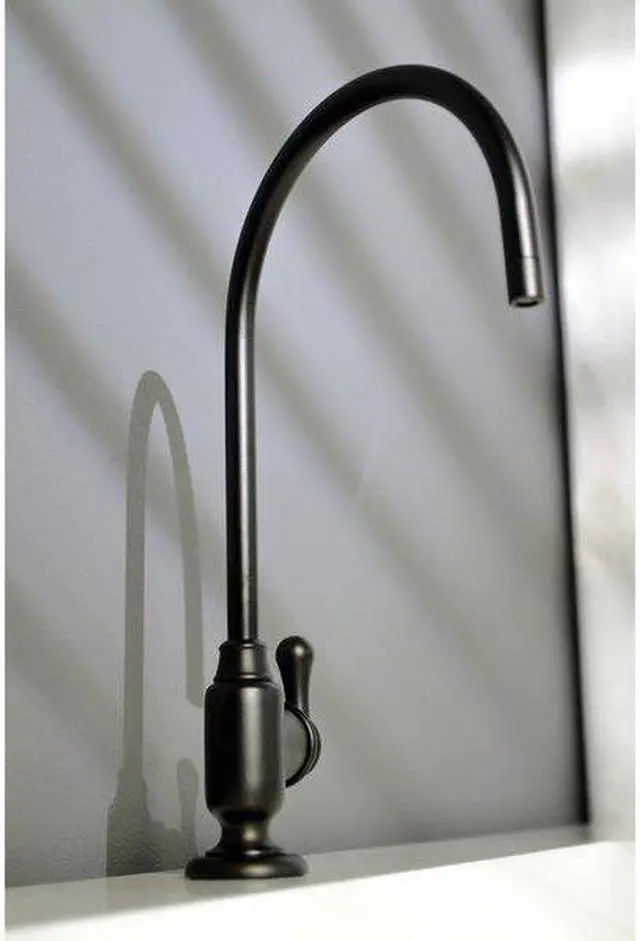 Alt view image 5 of 11 - Kingston Brass KS5190AL Traditional Royale Single-Handle Water Filtration Faucet - Matte Black