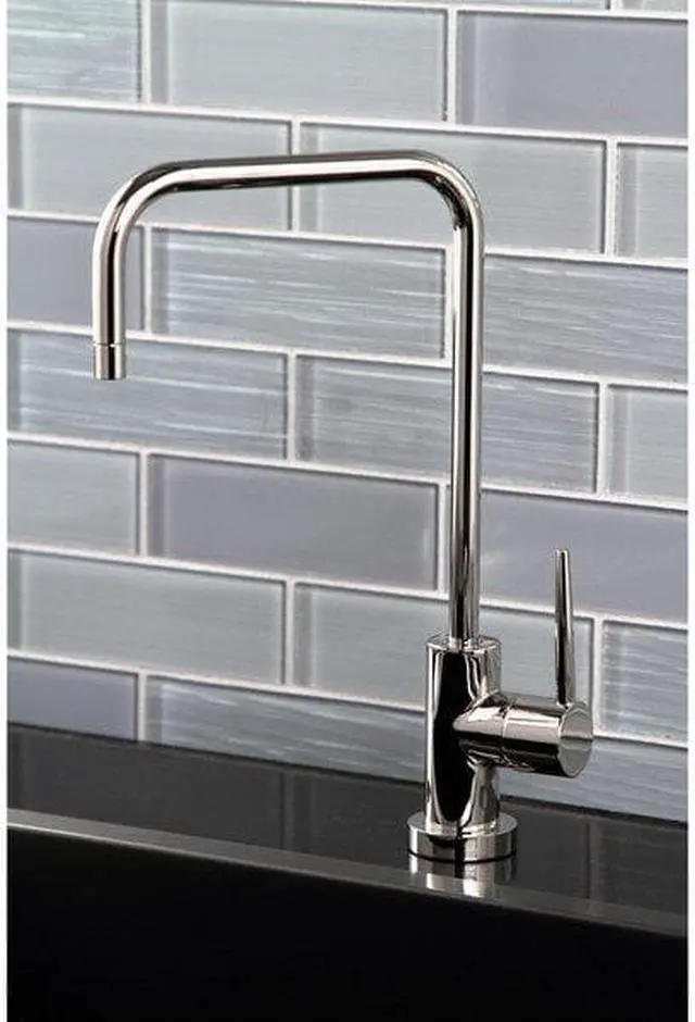 Alt view image 4 of 11 - Kingston Brass KS6196NYL New York Single-Handle Cold Water Filtration Faucet, Polished Nickel