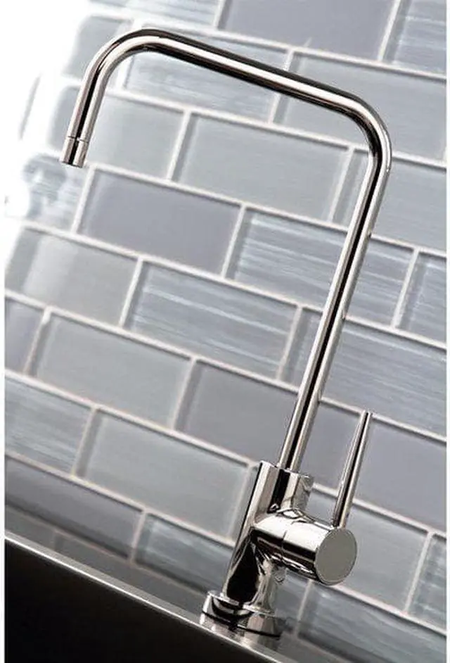 Alt view image 5 of 11 - Kingston Brass KS6196NYL New York Single-Handle Cold Water Filtration Faucet, Polished Nickel