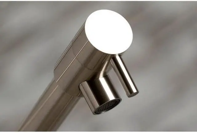 Alt view image 8 of 12 - Gourmetier LS8508CTL Continental Single-Handle Pre-Rinse Kitchen Faucet, Brushed Nickel