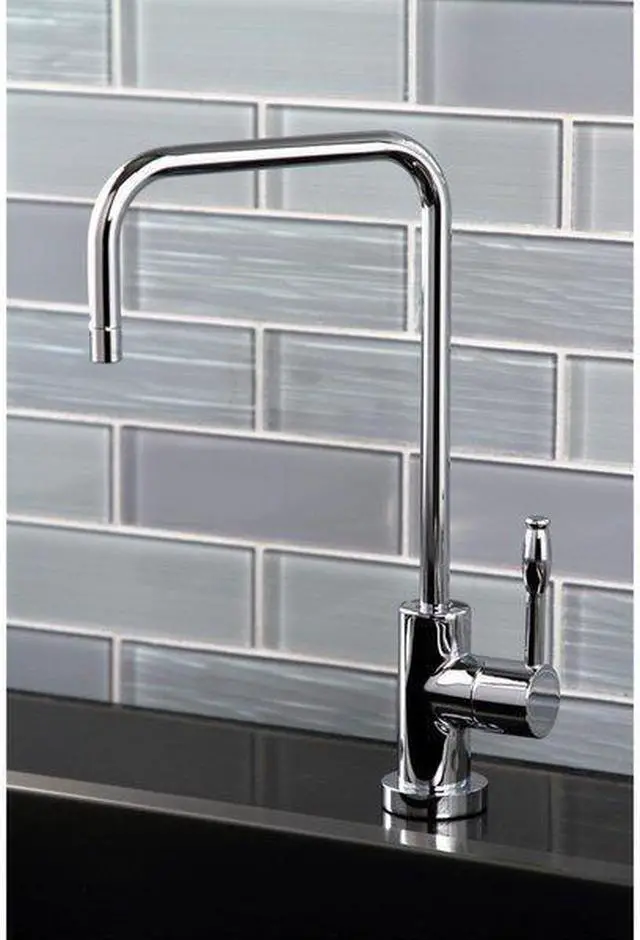 Alt view image 4 of 16 - Kingston Brass KS6191NKL Nustudio Single-Handle Cold Water Filtration Faucet, Polished Chrome