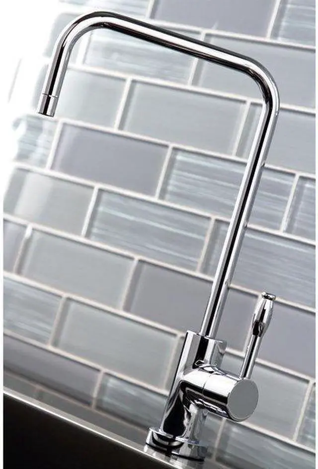 Alt view image 3 of 16 - Kingston Brass KS6191NKL Nustudio Single-Handle Cold Water Filtration Faucet, Polished Chrome