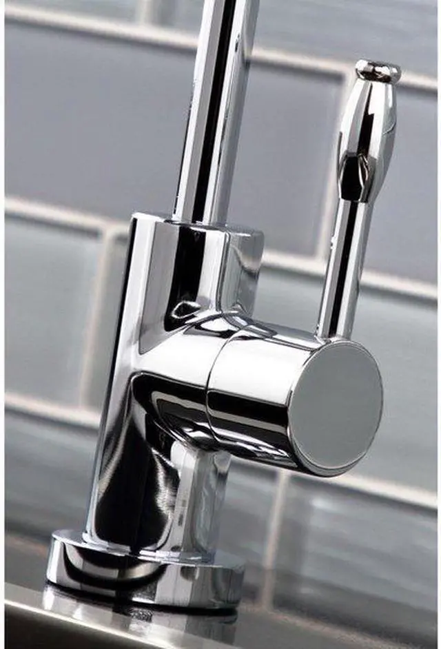 Alt view image 6 of 16 - Kingston Brass KS6191NKL Nustudio Single-Handle Cold Water Filtration Faucet, Polished Chrome