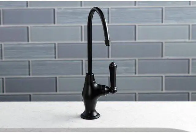 Alt view image 6 of 12 - Kingston Brass KS3190NML Magellan Single Handle Water Filtration Faucet, Matte Black