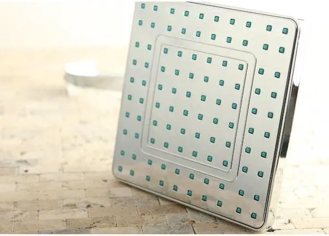 Alt view image 10 of 16 - Kingston Brass KX4641CK 8 in. Rainfall Square Showerhead with Shower Arm, 16 in. - Chrome