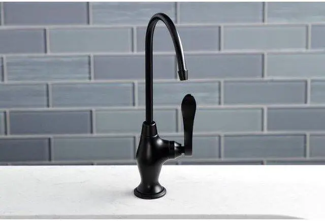Alt view image 6 of 12 - Kingston Brass KS3190NFL NuWave French Single Handle Water Filtration Faucet, Matte Black