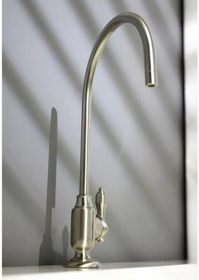 Alt view image 3 of 16 - Kingston Brass KS5198TAL Traditional Tudor Single-Handle Water Filtration Faucet - Brushed Nickel