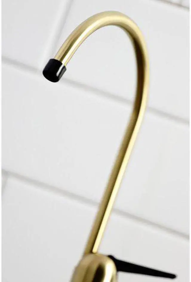 Alt view image 3 of 12 - Kingston Brass K6197 Americana Single-Handle Water Filtration Faucet, Brushed Brass