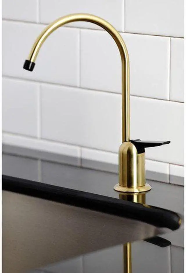 Alt view image 5 of 12 - Kingston Brass K6197 Americana Single-Handle Water Filtration Faucet, Brushed Brass