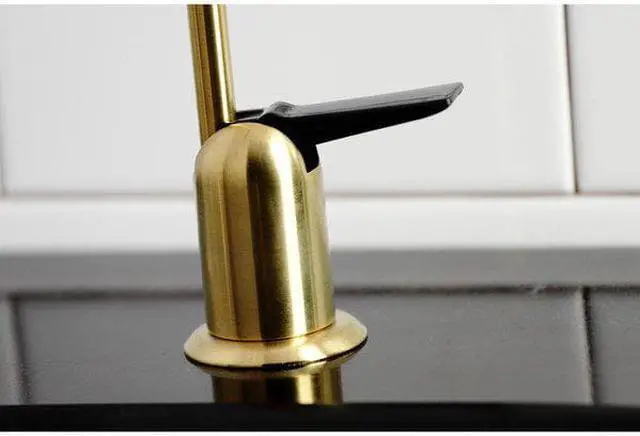 Alt view image 6 of 12 - Kingston Brass K6197 Americana Single-Handle Water Filtration Faucet, Brushed Brass