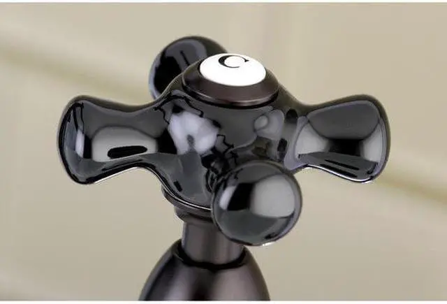 Alt view image 2 of 8 - Kingston Brass KS1275PKXBS 8" Centerset Kitchen Faucet with Brass Sprayer, ORB