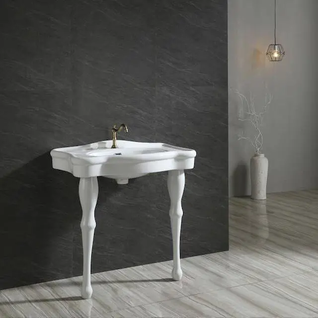 Alt view image 2 of 4 - FAUCETURE VPB5321 VPB5321 Imperial 32" Basin Console Sink W/ 1 Faucet Hole,