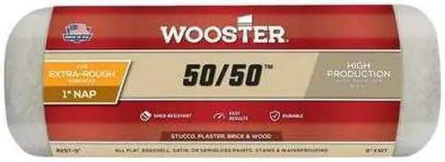 Alt view image 2 of 5 - WOOSTER R297-9 9" Paint Roller Cover, 1" Nap, Knit Lambswool/Polyester