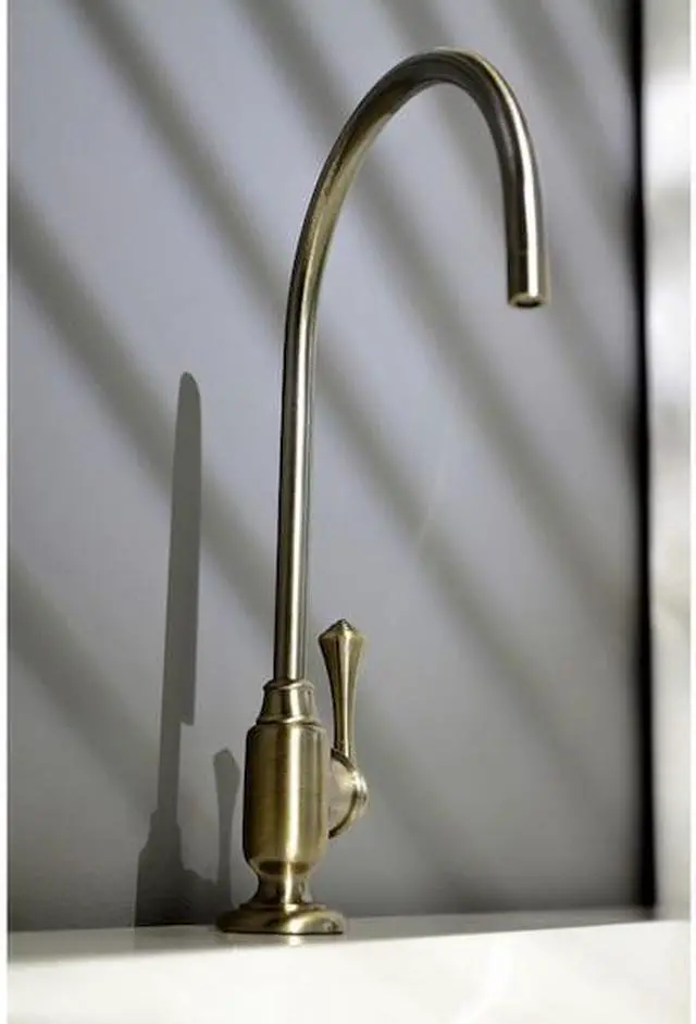 Alt view image 3 of 11 - Kingston Brass KS5193BL Traditional Vintage Single-Handle Water Filtration Faucet - Vintage Brass