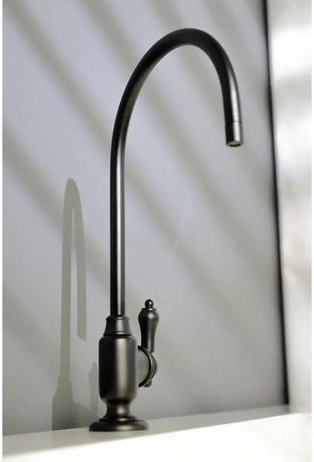 Alt view image 5 of 11 - Kingston Brass KS5190BAL Traditional Heirloom Single-Handle Water Filtration Faucet - Matte Black