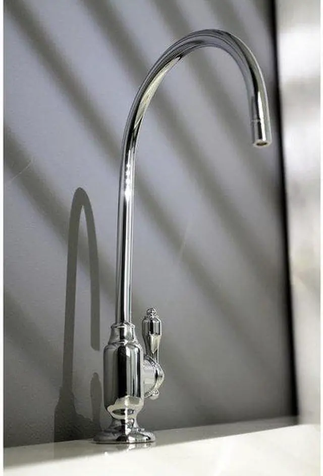 Alt view image 3 of 10 - Kingston Brass KS5191TAL Traditional Tudor Single-Handle Water Filtration Faucet - Polished Chrome