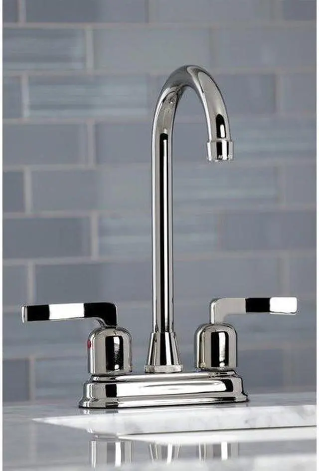 Alt view image 7 of 8 - Kingston Brass KB8496EFL Centurion Bar Faucet, Polished Nickel