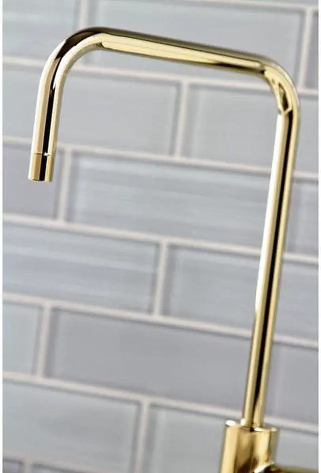 Alt view image 5 of 11 - Kingston Brass KS6192CTL Continental Single-Handle Water Filtration Faucet, Polished Brass
